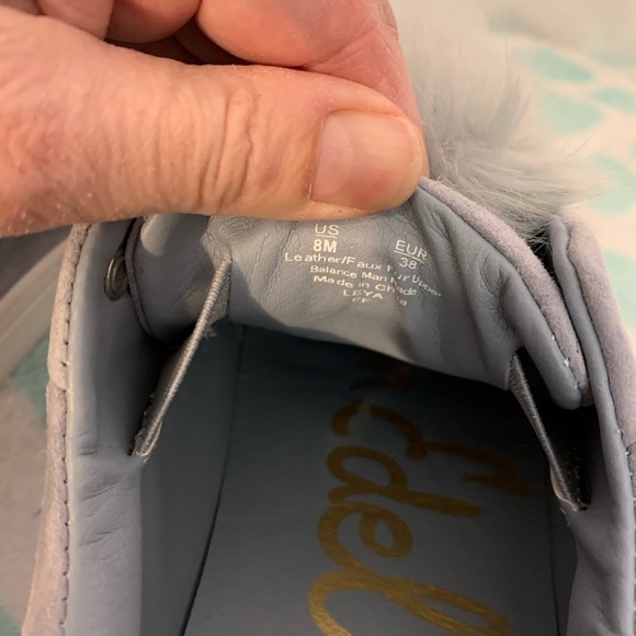 Sam Edelman Leya suede and faux fur Pom Pom 8 - Picture 7 of 7